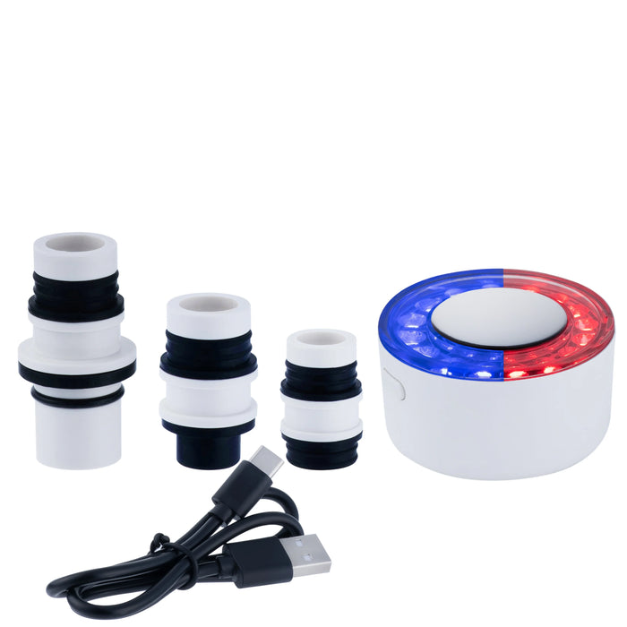 Massager Gun Massage Heads Attachment Red Blue Light Heating Therapy
