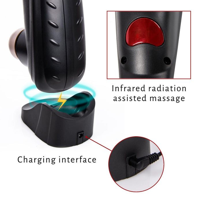 Hand Held Deep Tissue Massager Percussion Massager Gun Rechargeable