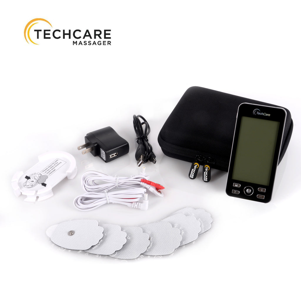 TechCare Touch X Tens Unit Muscle Stimulator [Lifetime Warranty