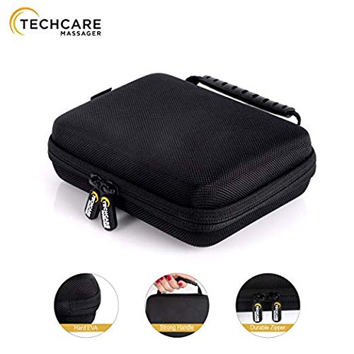 TechCare S Massager Tens Unit Lifetime Warranty Rechargeable Tens Device with Protective Cover Case
