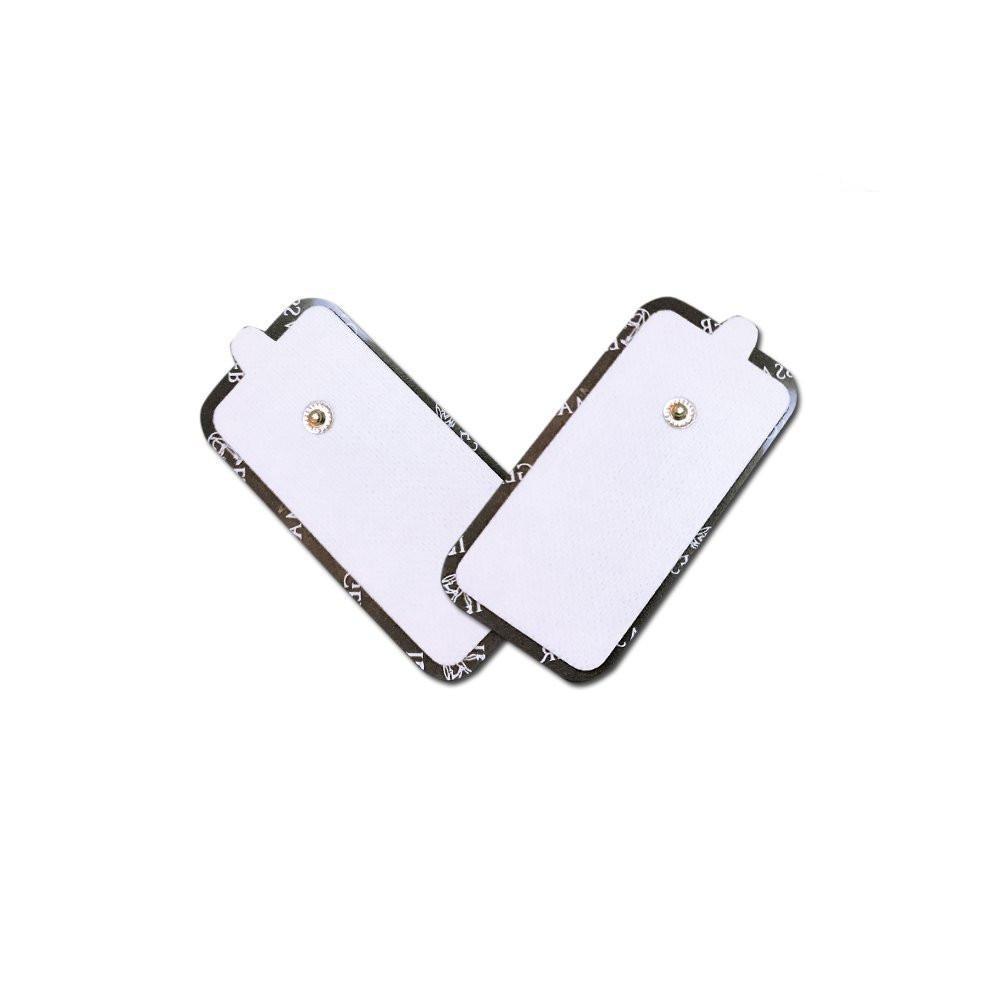 Tech Care TENS Unit Pads XL Extra Large Snap On Sticky Reusable Pads 2
