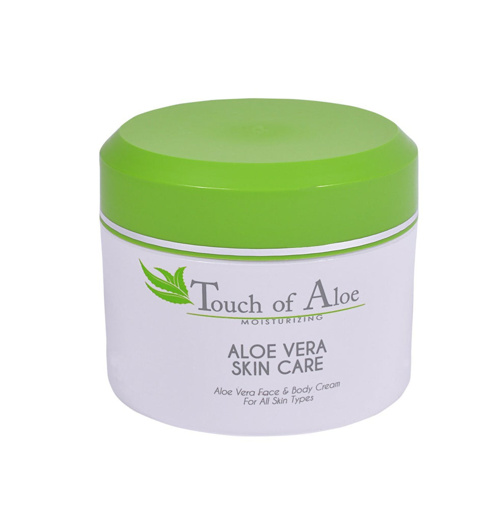 Touch Of Aloe Skin Care Moisturizing Cream 8 Oz Skin Care Jar Best Rem