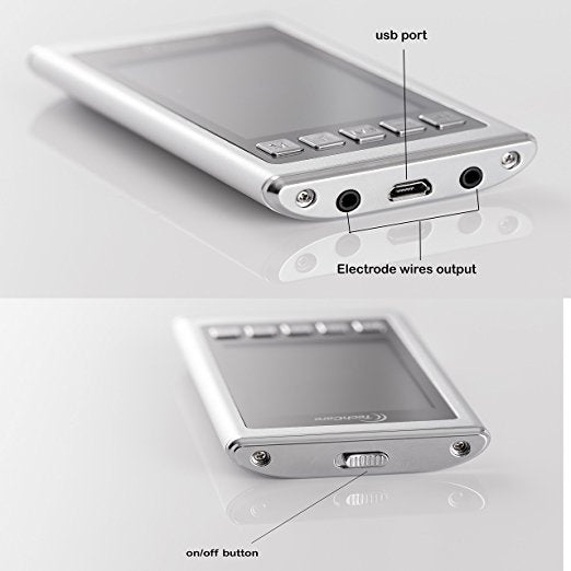 Tens Unit Muscle Stimulator EMS 12 Massage Modes Full Body Back Pain Relief(SILVER)