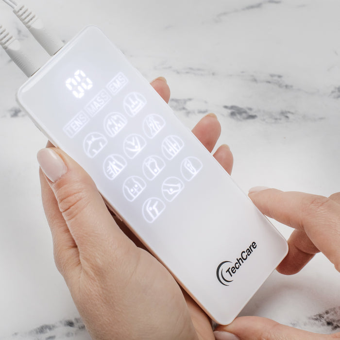 Tens Machine Unit Device Pulse Massager 4 Channel Rechargeable Muscle Stimulator