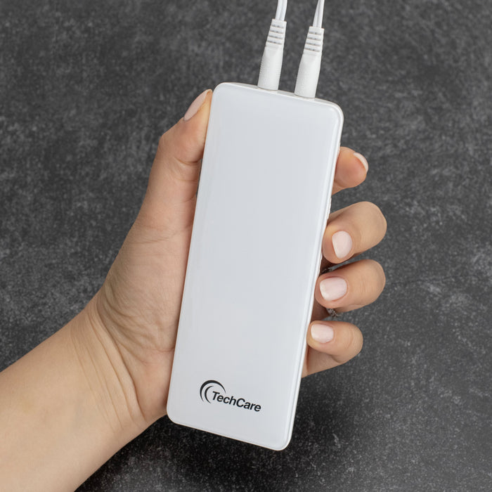 Tens Machine Unit Device Pulse Massager 4 Channel Rechargeable Muscle Stimulator