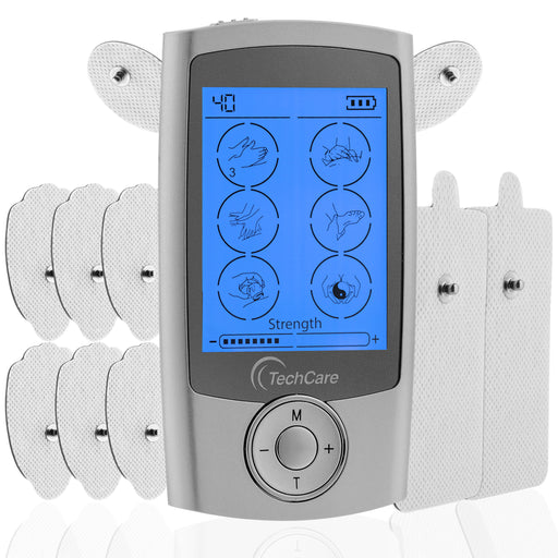 TechCare Pro 24 Modes Tens Unit + 6 pads