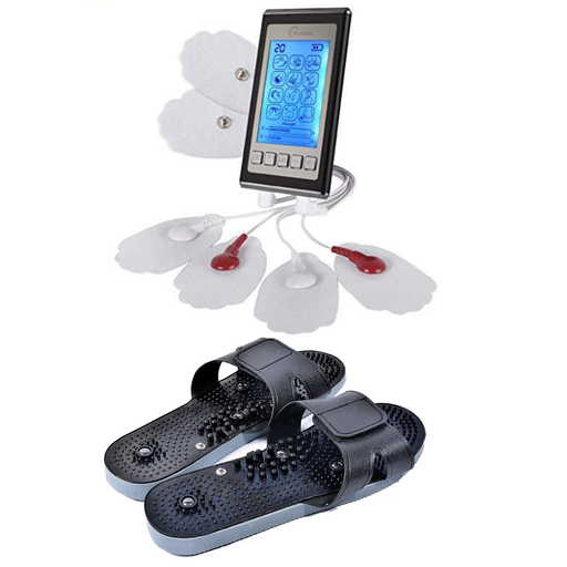 Techcare Elite 12 Massages Modes With Foot Massager Slippers