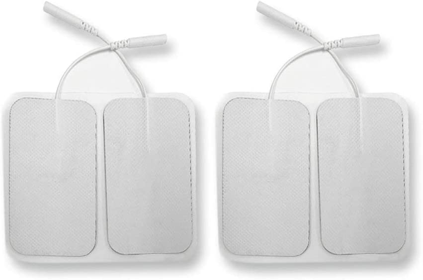 Large Tens Unit Patches Electrode Pads for TENS Unit EMS Machine Device Massager 4 Pieces Premium Quality Self Adhesive 4" x 2"