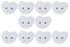 Techcare Massager 10 Pairs of Replacement Electrode Pads