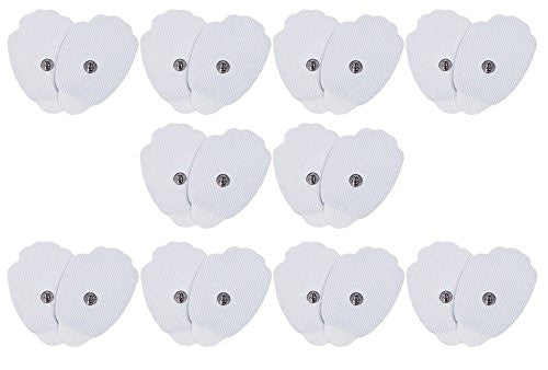 Tens Unit Pads [FDA 510(k) Cleared] 20 Pieces Medical Grade Blue Extra  Thick Electrodes