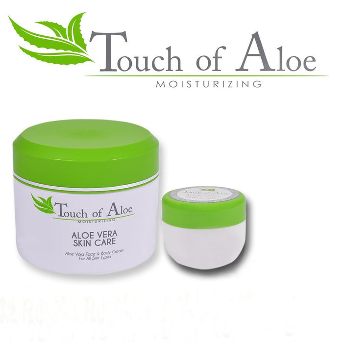 Touch Of Aloe Skin Care Moisturizing Cream 8 Oz Skin Care Jar Best Remedy Skin Repair Cream