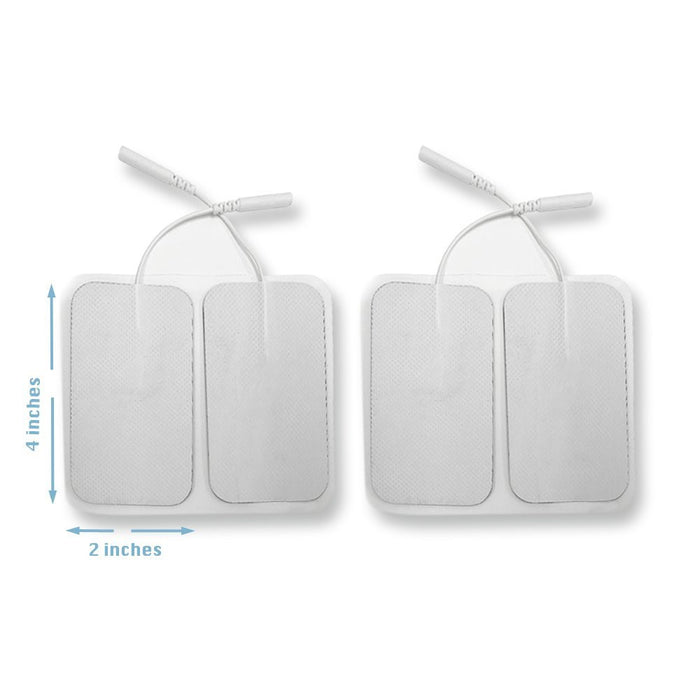 Tens Unit Patches Pads  8 Pieces Large 2 x 4  8 pieces small 2 x 4