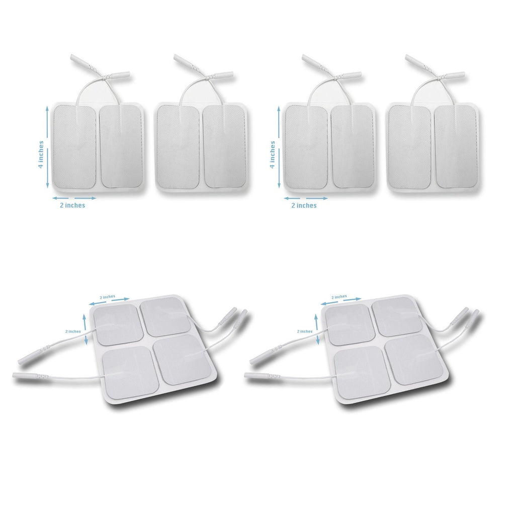 Tens Unit Patches Pads 8 Pieces Large 2 x 4 8 pieces small 2 x 4 ...