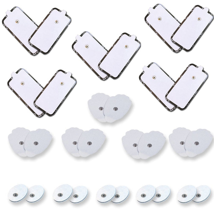 Tech Care Tens Unit Pads All Sizes 5 Pairs of each sizes Pads For Plus