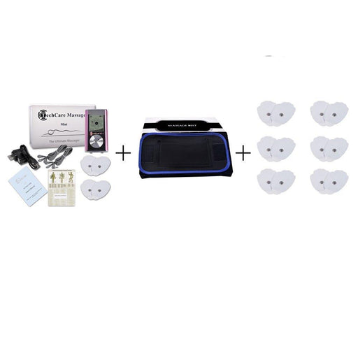 TechCare Mini Tens Massager + Belt + 6 Patches