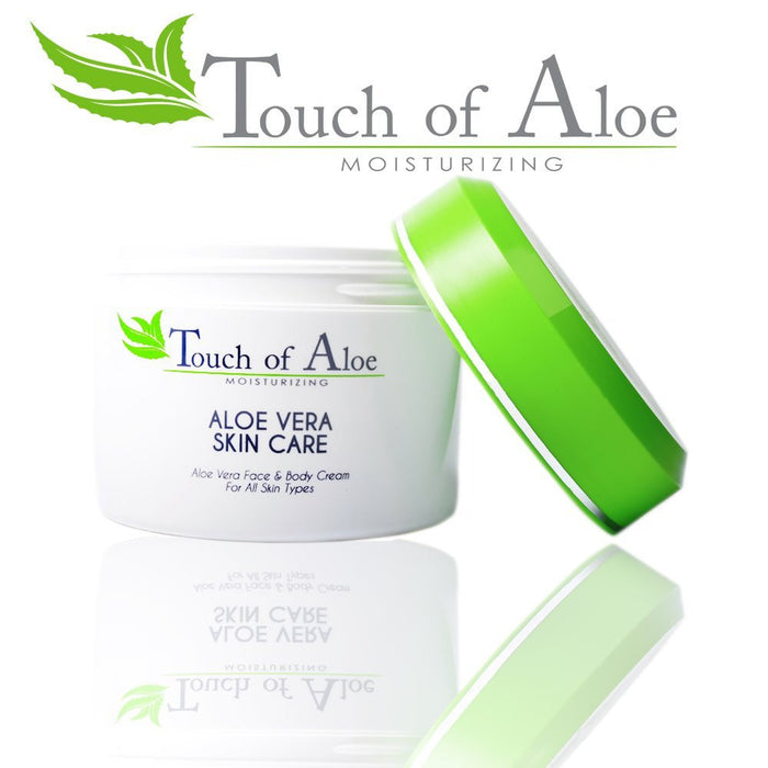 Touch Of Aloe Skin Care Moisturizing Cream 8 Oz Skin Care Jar Best Remedy Skin Repair Cream