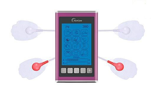 Tens Unit Muscle Stimulator EMS 12 Massage Modes Full Body Back Pain Relief(PINK)