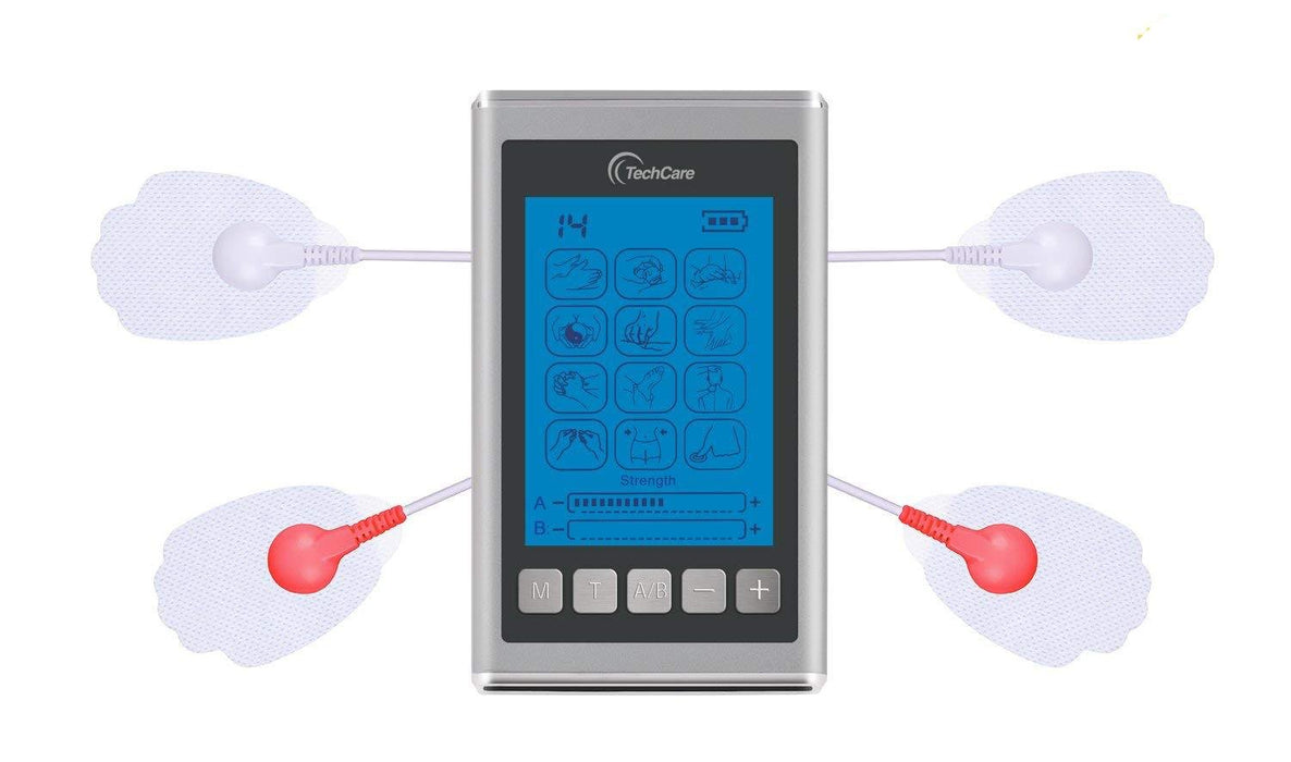 Digital Tens Unit With 12 Modes For Dual Channel Ems Muscle