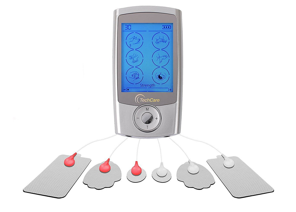 TechCare Pro 24 Modes Tens Unit + 6 pads