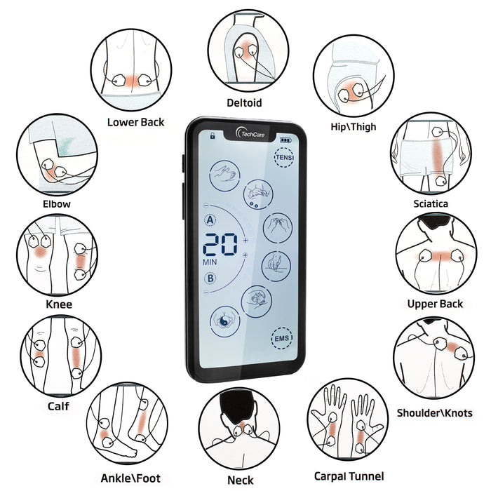 TechCare Plus Tens Unit Magnetic Therapy Product — TechCare Massager