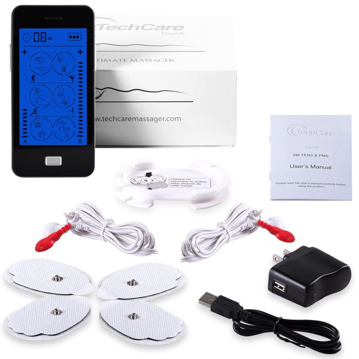 TechCare Pro 24 Different Modes Rechargeable Portable Tens Unit Muscle —  TechCare Massager