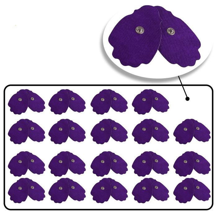 20 Or 40 Pack Large Snap Electrode Pads - Replacement For TENS/EMS Massage Units