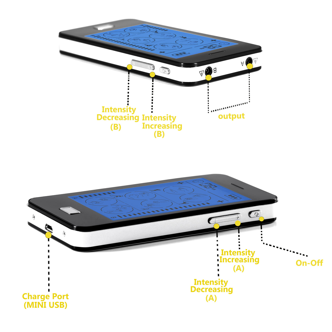 TechCare Touch 24 Modes Tens Unit Touchscreen — TechCare Massager